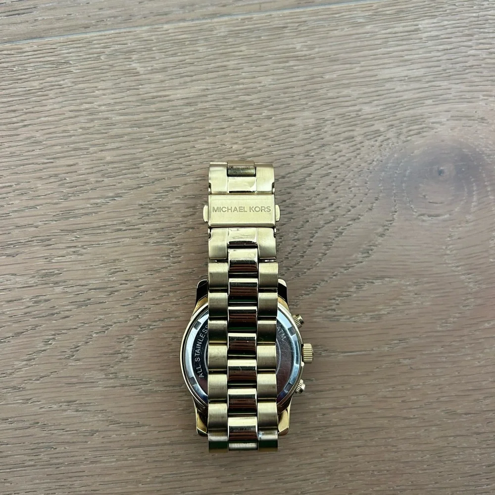 Michael Kors Gold-Tone Chronograph Watch